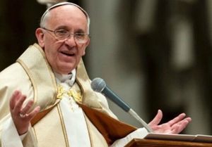 Pope Francis Preaching Smaller